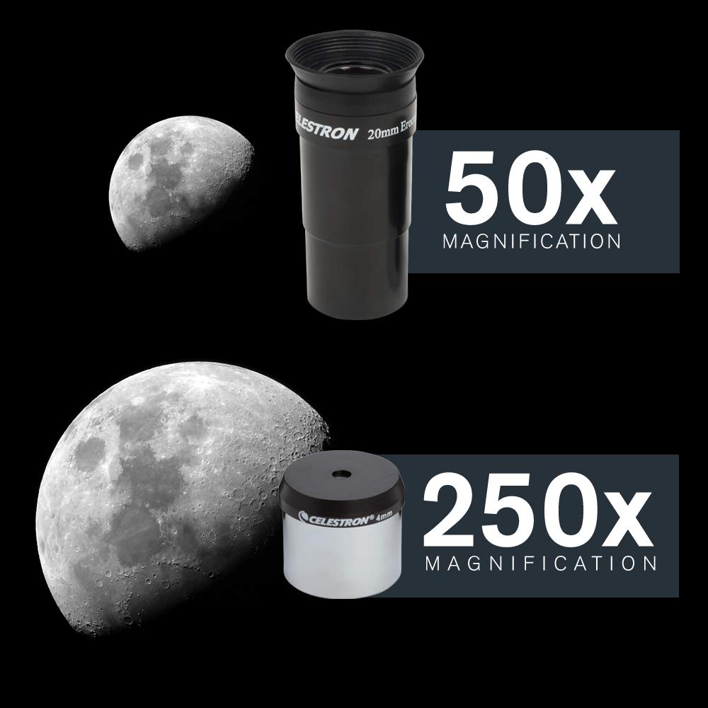 Celestron 21049 Power Seeker 127EQ Telescopio Reflector, Negro