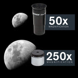 Celestron 21049 Power Seeker 127EQ Telescopio Reflector, Negro