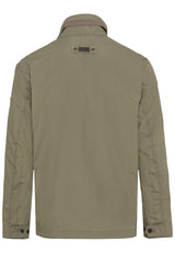 camel active Chaqueta Bomber con Cuello Alto Blusa, marrón, 48 para Hombre