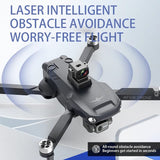LUXWALLET Libra X Dodge, Sensor para Evitar obstáculos, cuadricóptero para Drones, 30Km /h, WiFi GPS 1.2 KM, cardán de 3 Ejes, cámara Full HD