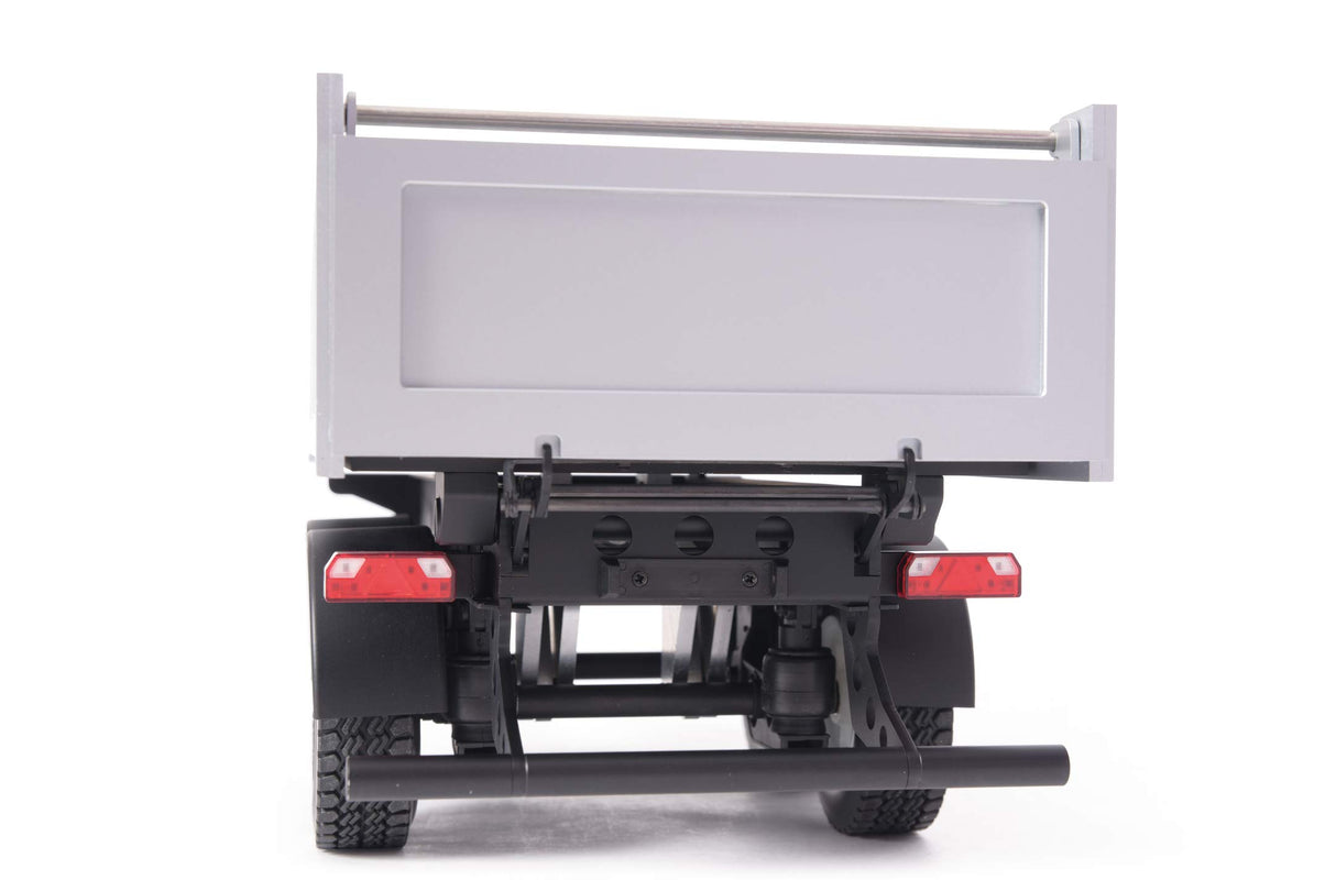 Carson Carson-500907425 Modellsport 500907425 Remolque de 2 Ejes con Centro de inclinación Montaje de Modelo de camión RC Compatible con Tamiya, Accesorios a Escala 1:14, Multicolor
