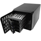 RackMatic - Caja cúbica Mini ITX 4 Discos Duros SATA extraibles