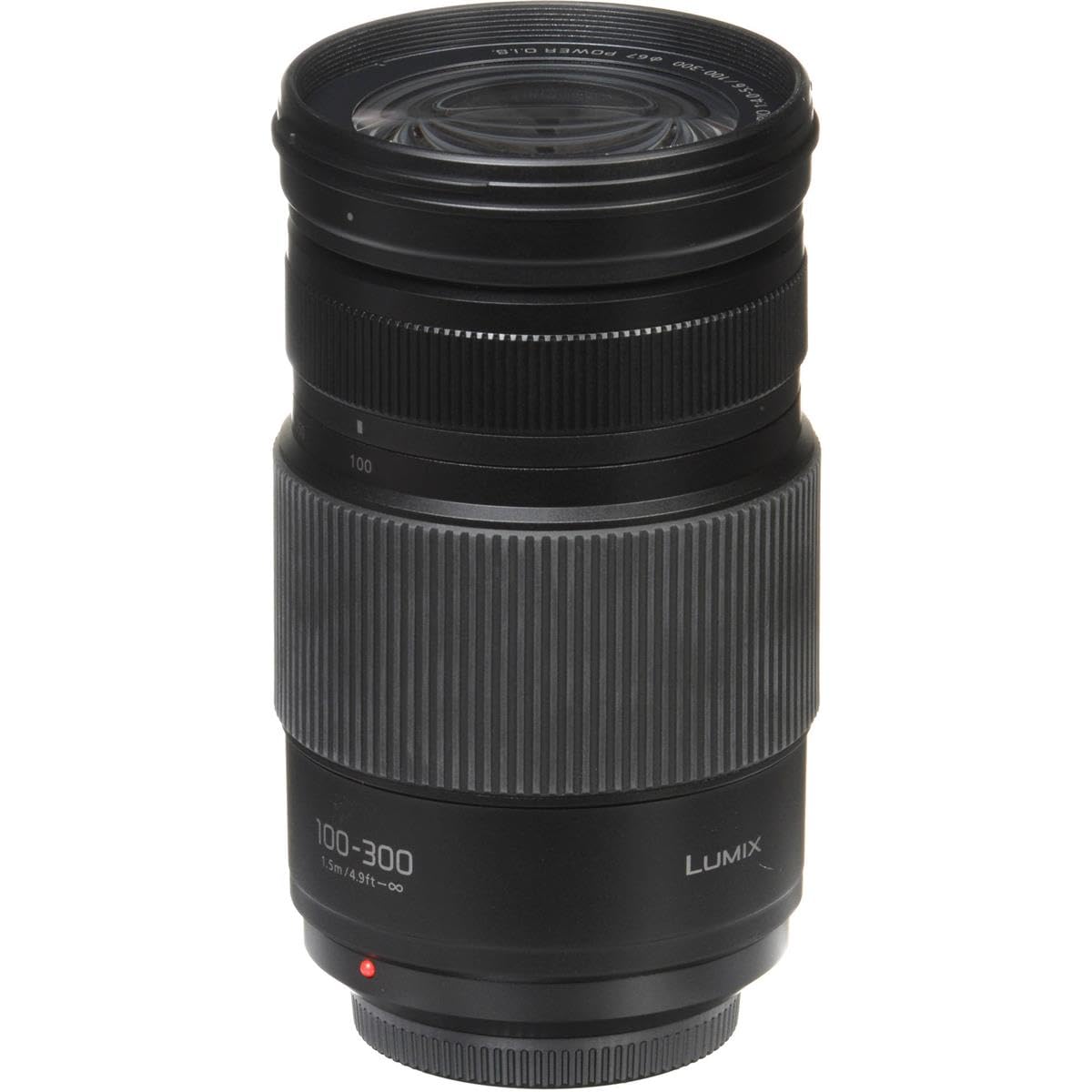 Panasonic LUMIX G II - Lente Vario, 100-300 mm, Micro Cuatro tercios, sin Espejo, Power O.I.S, H-FSA100300 (Negro de Estados Unidos)