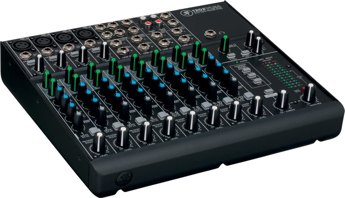 MACKIE 1202VLZ4 Mezclador Compacto Analógico de 12 Canales Con Legendarios Preamplificadores de Micrófono Onyx