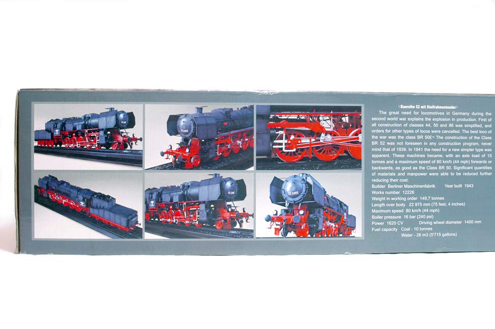Trumpeter- Kriegslokomotive BR52 Modelismo, afición, Montaje, detallado, Color Diferentes, Various (WA San TRU00210)