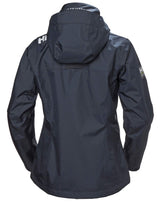 Helly Hansen W Crew Hooded Jacket Chaqueta, Azul marino, XS Mujer