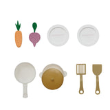 Teamson Kids Cocina de Madera Blanca para niños con huerto, Lavadora, Horno, Fregadero y Accesorios para Juegos creativos y simbólicos