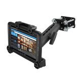 ARKON Mounts - Soporte para tablet con bloqueo de carretilla elevadora con brazo de eje de 8.5 pulgadas, flexibilidad ajustable, instalación sin esfuerzo, diseñado para vehículos de almacén, se adapta
