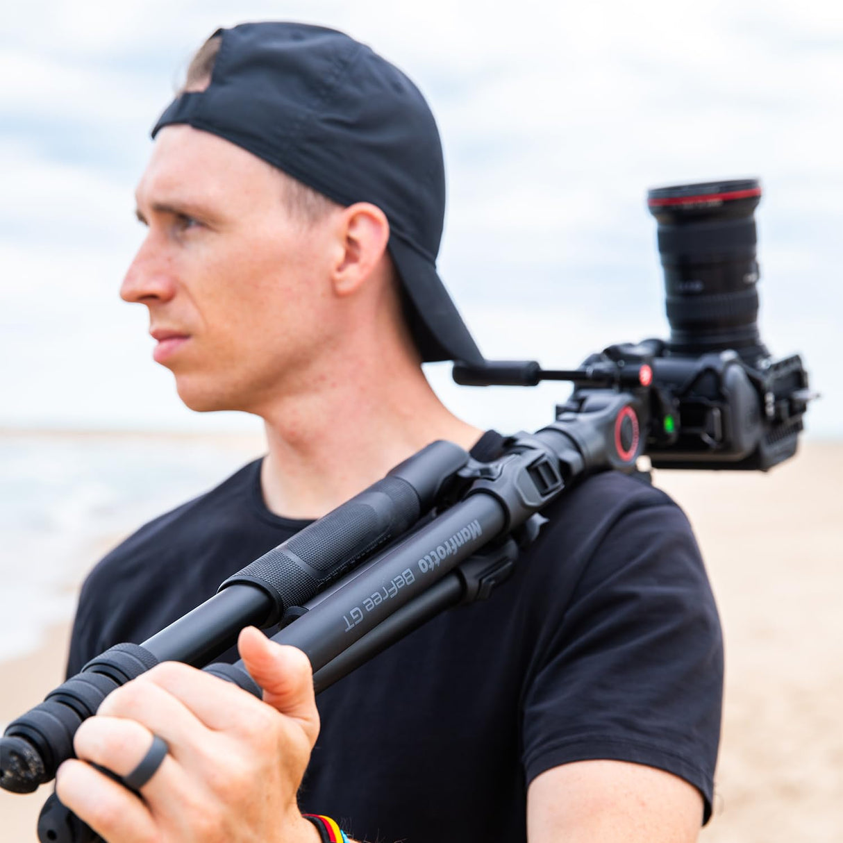 MANFROTTO Kit Trépied BEFREE GT Pro ALU + rotule 3D
