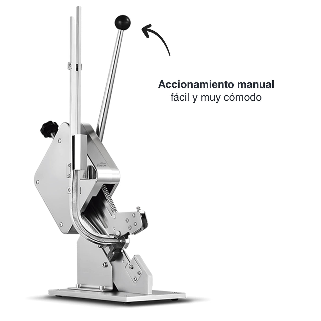 LACOR - 61200 - Clipadora para Alimentos, Atadora de Embutido, Grapadora para Embutidos, Acero Inoxidable, Capacidad de 200 Grapas, 37x15x58,5 cm