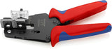 Knipex Alicate pelacables de precisión con cuchillas de forma precisa bruñido, con fundas multicomponentes 195 mm 12 12 14