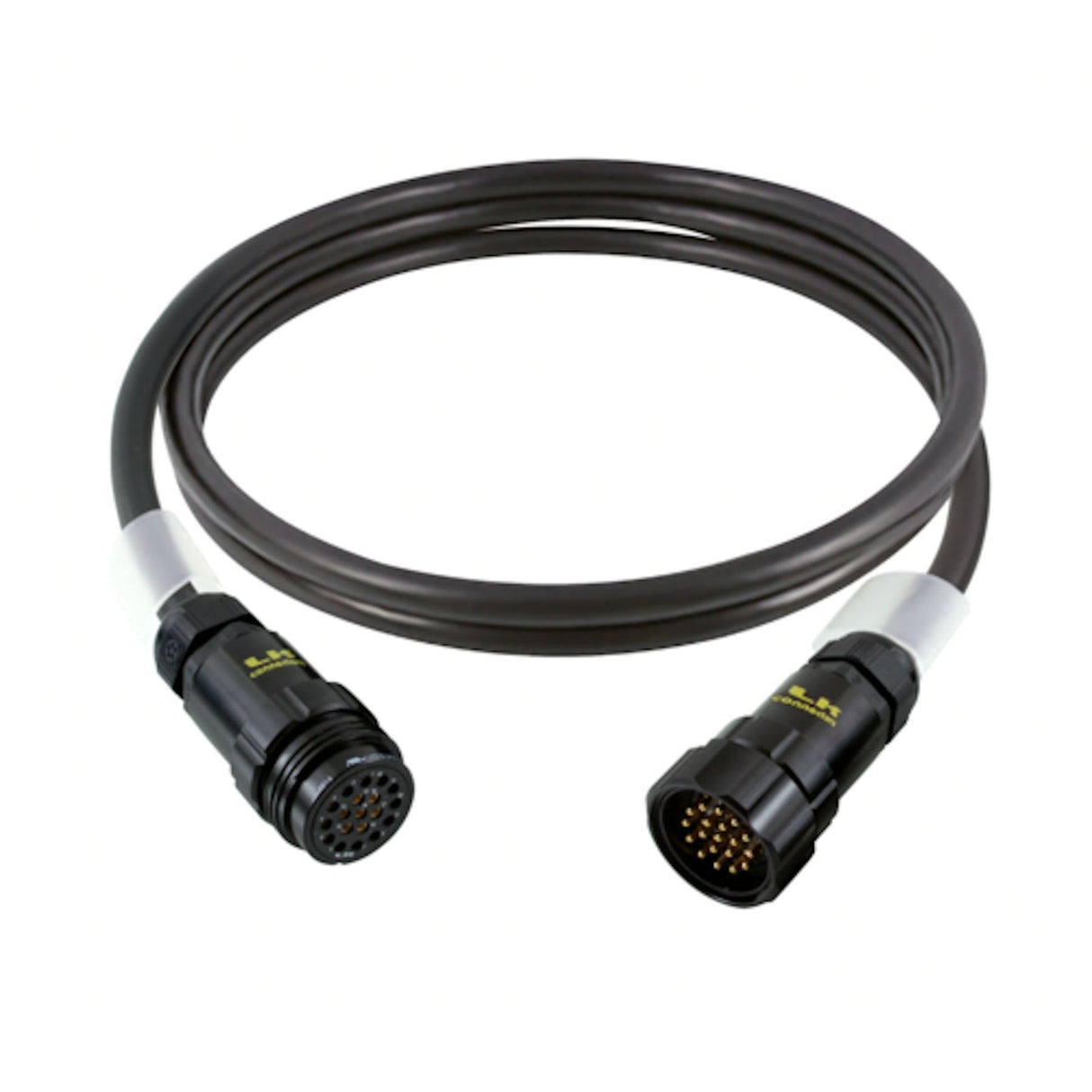 Cable conforme a la norma DIN 15765, altamente flexible con bajo peso, potencia multipolar permite reducir el esfuerzo y el coste del cableado