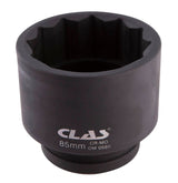 CLAS Equipements Om 0585 - Llave de vaso de impacto (12 caras, diámetro de 85 mm)