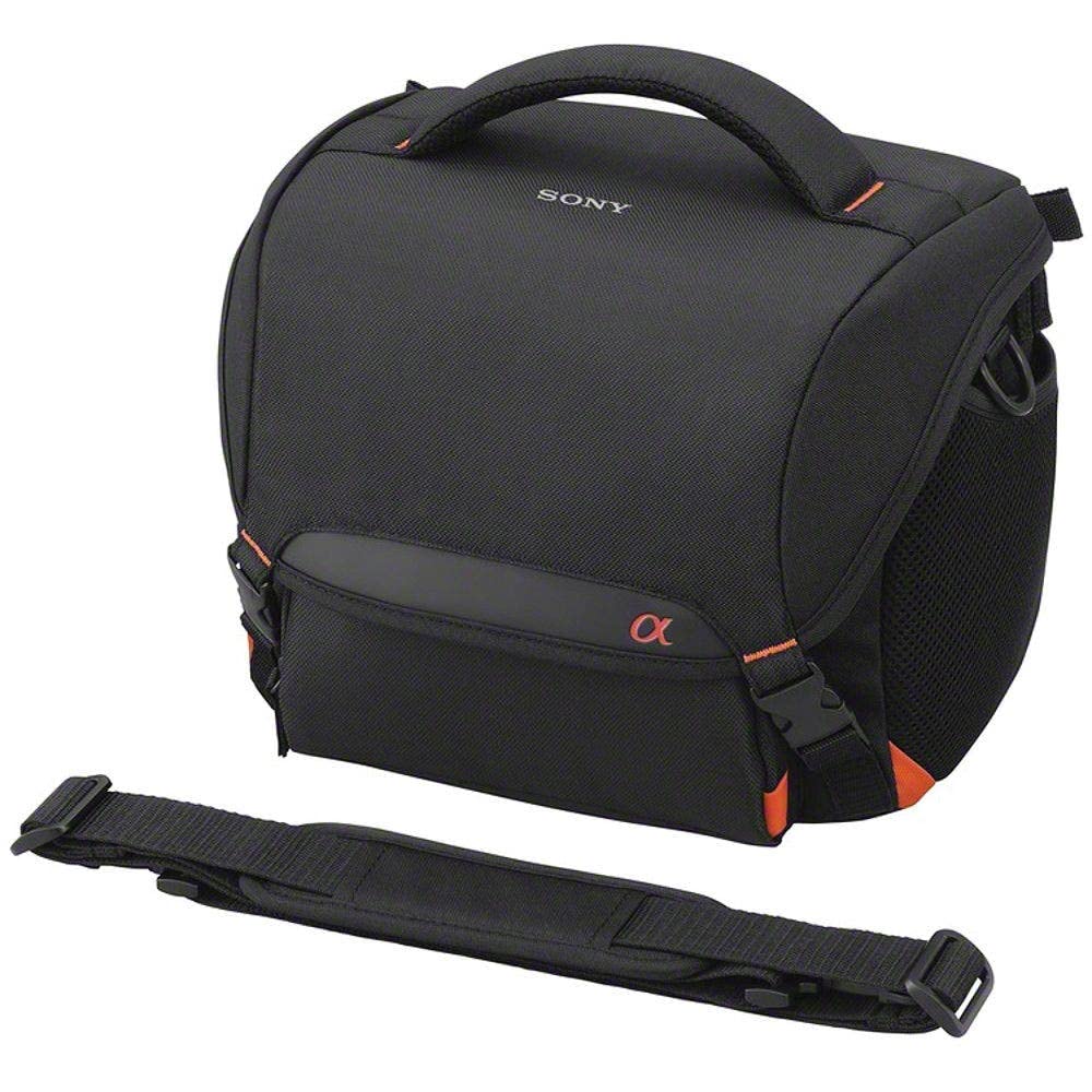 Sony LCSSC8B - Bolsa de transporte para cámaras réflex y digitales con tecnología de espejo translúcido