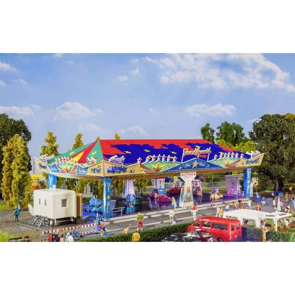 FALLER 140422 Star Drive Dodgem Cars HO Scale Building Kit Disney Patinete de Coche, Color buceadores, pequeño