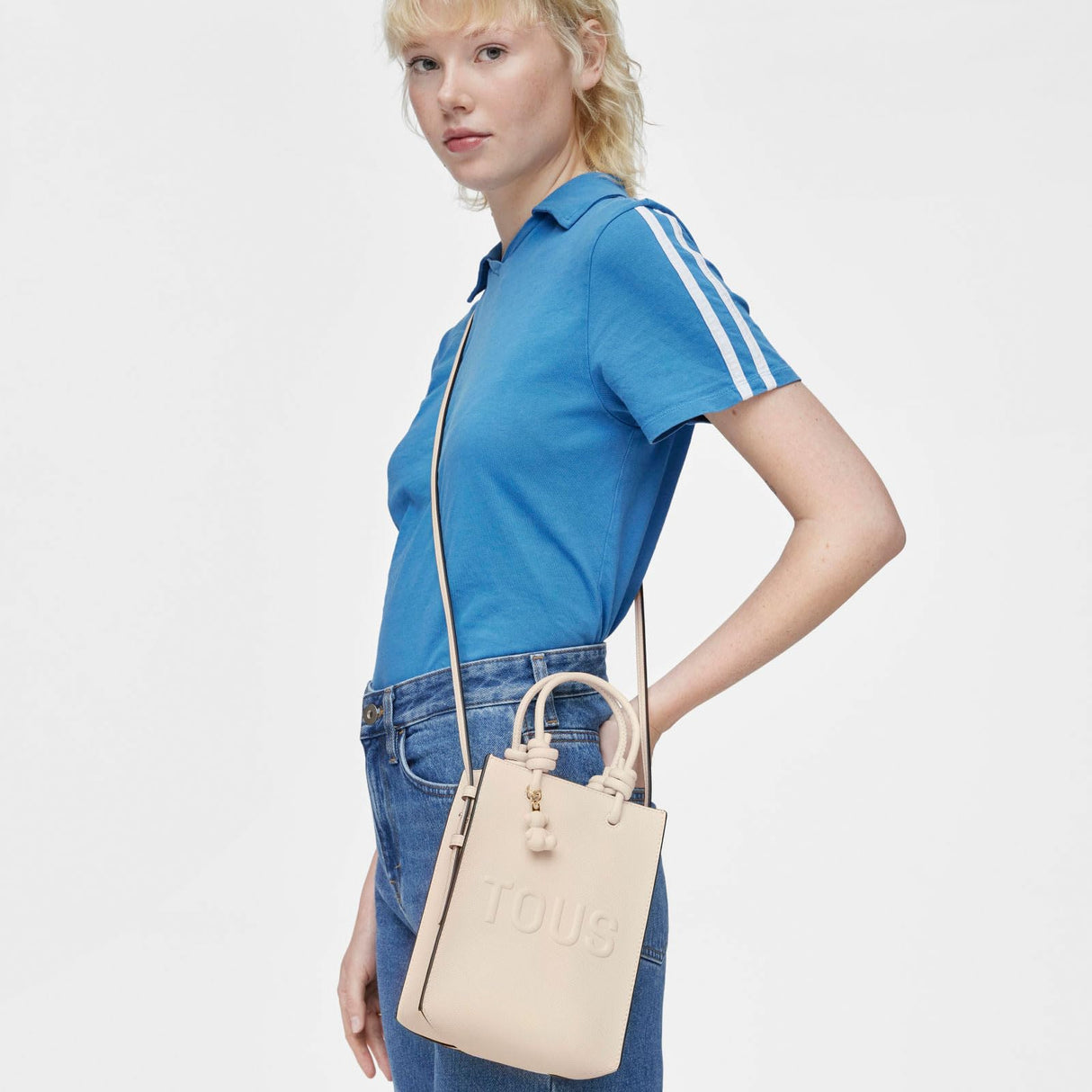 TOUS Mini bolso Pop beige New 395910464-008, para Mujer
