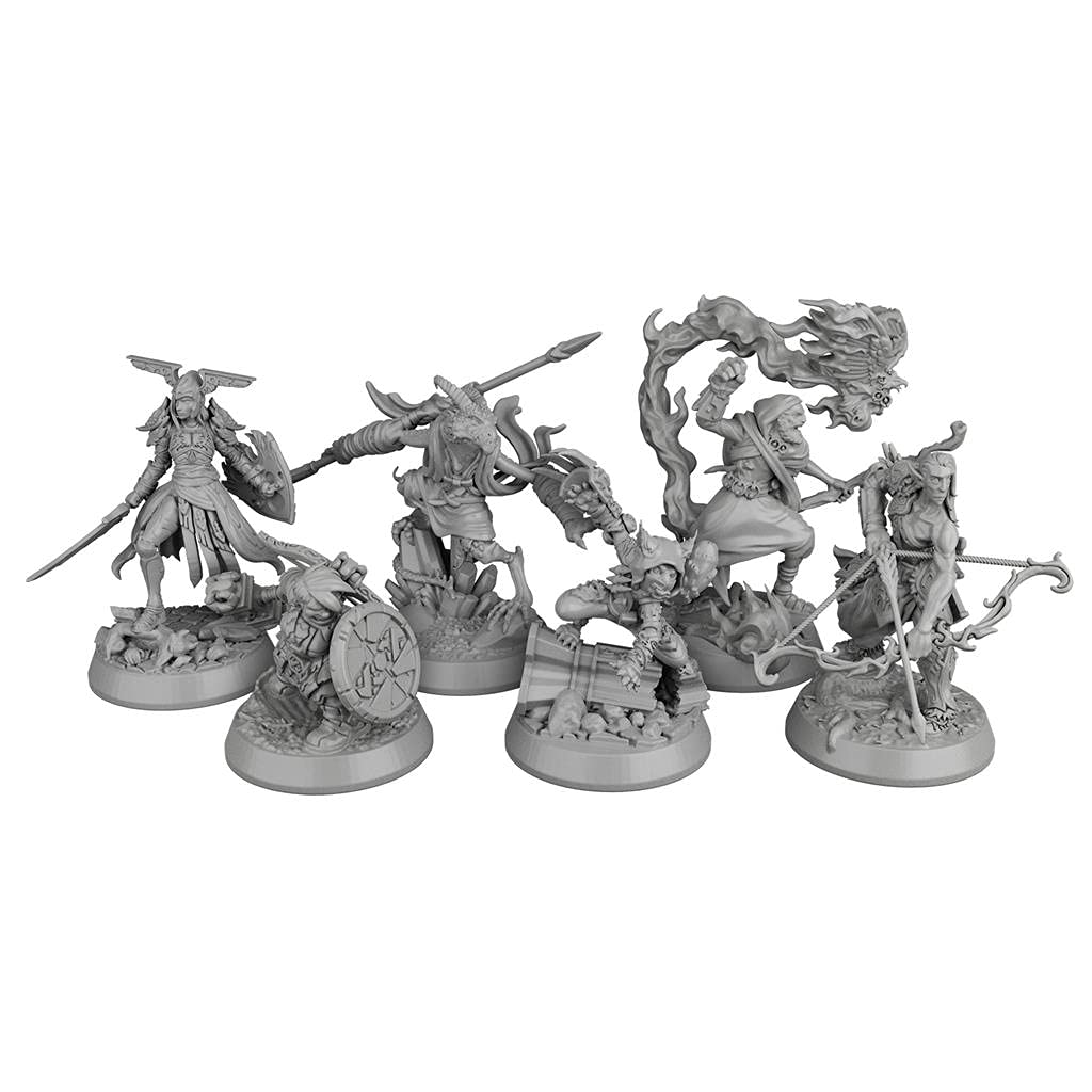 Fantasy Flight Games | Descent: Leyendas de las tinieblas | Juego de Mesa Cooperativo de Aventuras para Adultos y Jóvenes | A Partir de 14 Años | De 1 a 4 Jugadores | 3-4 Horas por Partida | Español