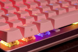 Glorious Gaming GMMK 2 Full Size (96%) - Teclado gaming mecánico, carcasa de aluminio, personalizable, keycaps dobles, switches Glorious Fox, RGB, distribuciones QWERTZ alemán - Rosa