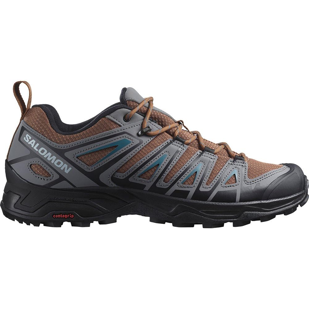 Salomon X Ultra Pioneer Aero Zapatillas de Senderismo para Hombre, Sujeción del pie segura, Estabilidad y amortiguación, Mayor agarre, Toffee, 40