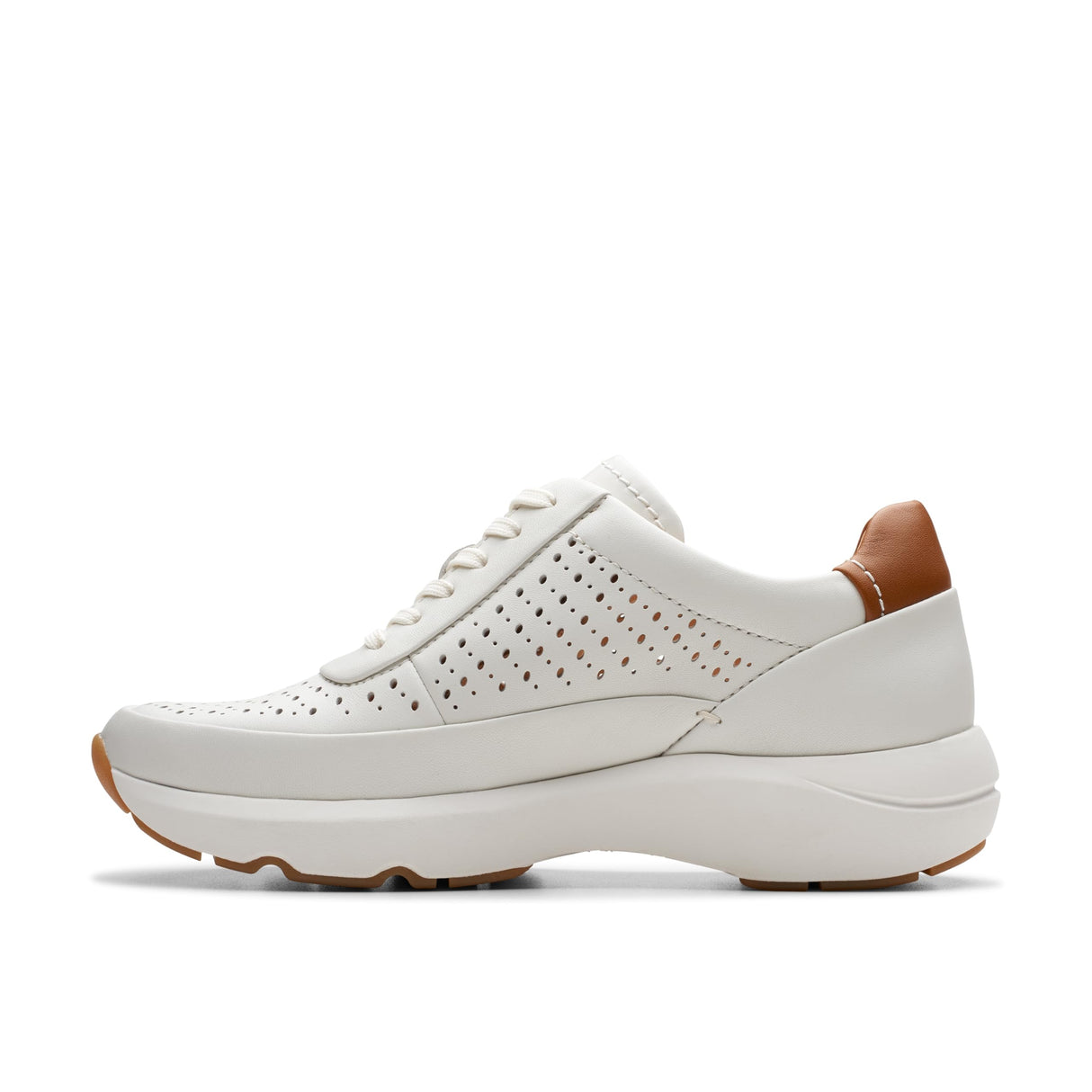 Clarks Tivoli Grace, Zapatillas Mujer, Off White Lea, 39 EU