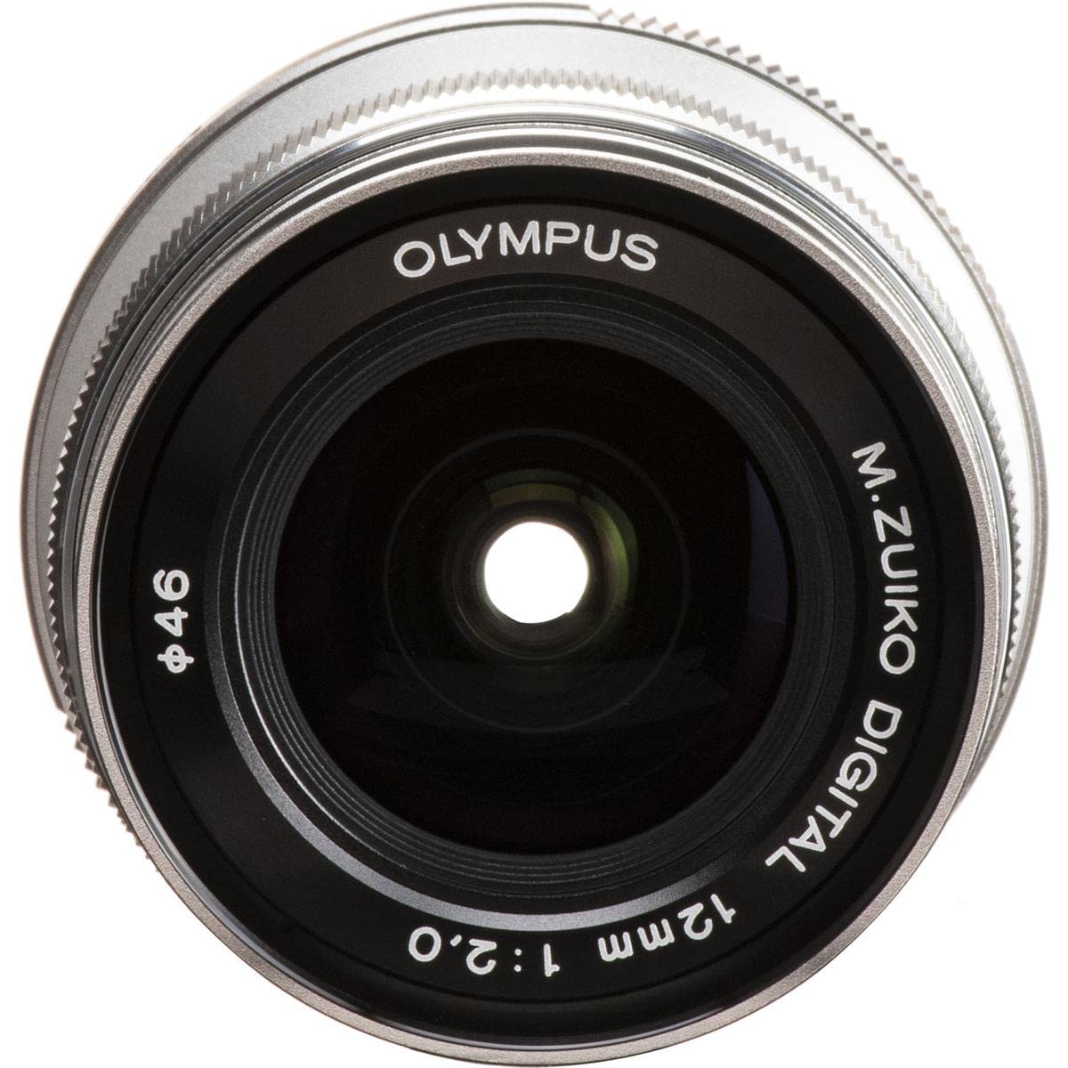 Olympus M. Zuiko Digital ED 12mm f/2.0 Lente para Micro 4/3 Cámaras (Plata)