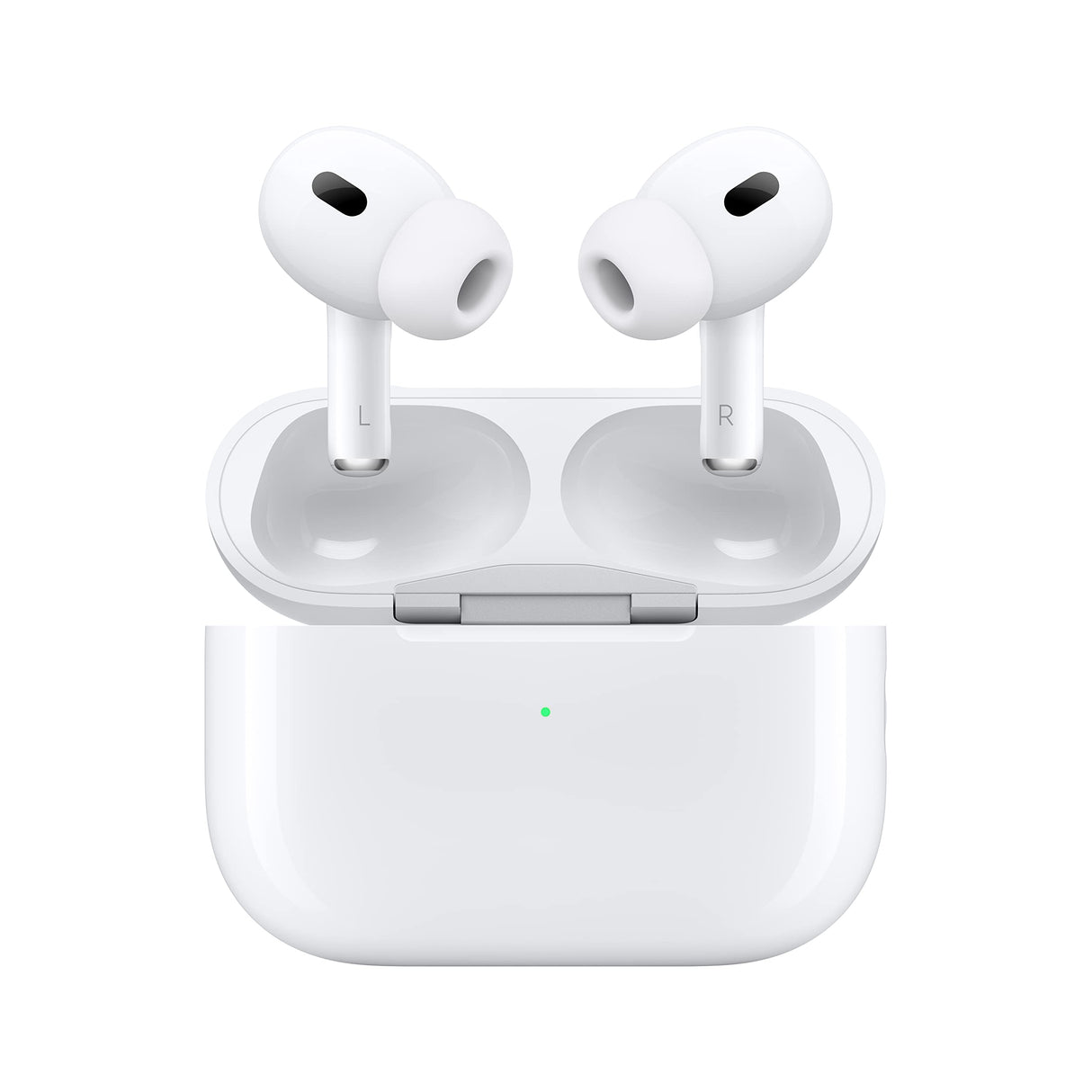 Apple AirPods Pro 2 Auriculares inalámbricos, Auriculares Bluetooth, cancelación Activa de Ruido, Audífono, Modo Sonido Ambiente, Audio Espacial Personalizado, Sonido de Alta fidelidad, Carga USB C