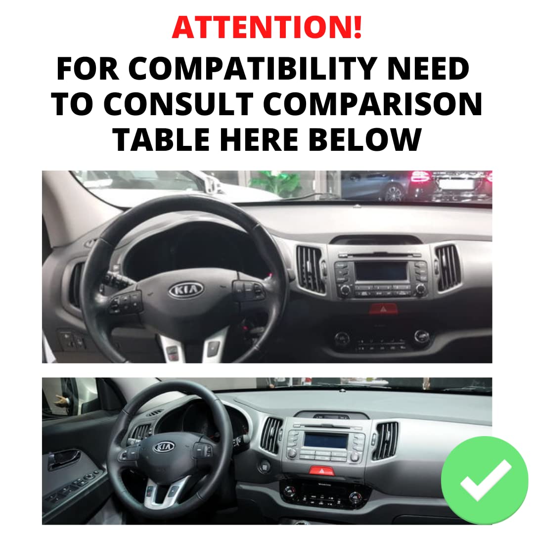 Radio de Coche Personalizada Kia Sportage Android GPS Bluetooth WiFi Dab USB Full HD Touchscreen Display 9”