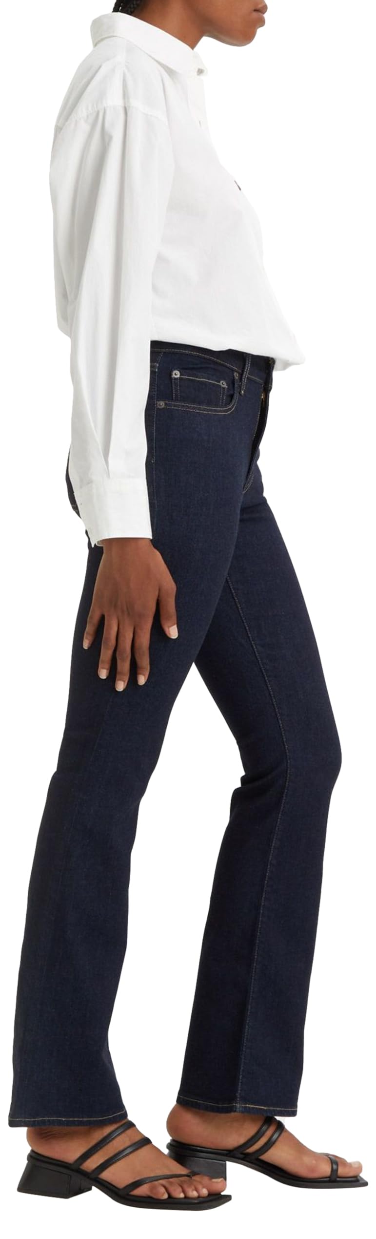 Levi's 725 High Rise Bootcut Vaqueros, Blue Wave Rinse, 26W / 28L Mujer