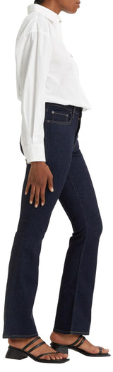 Levi's 725 High Rise Bootcut Vaqueros, Blue Wave Rinse, 26W / 28L Mujer