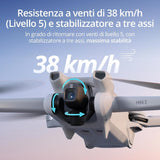 DJI Mini 3 Bundle - Mini-caméra-drone léger et pliable avec vidéo 4K HDR, 38 min de vol, véritables prises de vue verticales et fonctions intelligentes, C0,Avec tablier (Mini 3 (DJI RC)(C0))