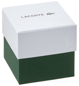 Lacoste Reloj Analógico de Cuarzo para Mujer Colección Victoria con Correa de Cuero Blanca - 2000822