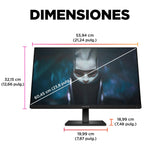 HP OMEN 24 – Monitor Gaming de 24" FHD (1920 x 1080 a 165 Hz, IPS, 16:9, 1ms, HDMI, Antirreflejo, DisplayPort, AMD FreeSync Premium, Compatible con Consolas) Negro