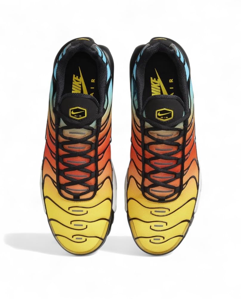 NIKE Air MAX Plus, Sneaker Hombre, Baltic Blue Safety Orange, 42.5 EU