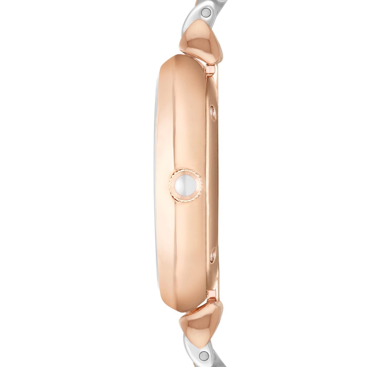 Emporio Armani Reloj Analógico para Mujer de Cuarzo AR1926 Multicolor (Oro rosa/Plata)