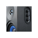 Woxter SO26-077 Dynamic Line DL-410 FX Altavoces gaming, Estéreo 2.0, Autoamplificados con 150W, Madera, Woofer de 4 pulgadas, 2 Tweeter, Negro, 3.5 mm