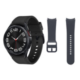 Samsung Galaxy Watch6 Classic Bluetooth, 43 mm + Correa de recambio - Smartwatch, Control de Salud, Seguimiento Deportivo, Batería de Carga Rápida, Negro (Versión Española)