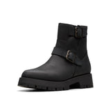 Clarks Ledwick Haley, Botas de Moda Mujer, Lea aceitosa Negra, 36 EU
