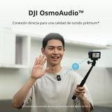 DJI Osmo Action 4 Adventure Combo con soporte magnético – Cámara impermeable 4K/120 fps, sensor de 1/1,3 pulgadas, 10 bits y D-log M, campo de visión ultra amplio de 155°, hasta 7,5 horas con 3