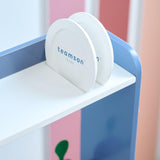 Teamson Kids Cocina de Madera Azul para niños con Lavadora, Mini huerto, Horno, Fregadero y 9 Accesorios para Juego simbólico Creativo