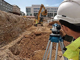 Bosch Professional Nivel Óptico GOL 26 D (aumento 26x, unidad de medida: 360 grados, alcance: hasta 100 m, regla graduada GR 500, trípode BT 160, en maletín de transporte)