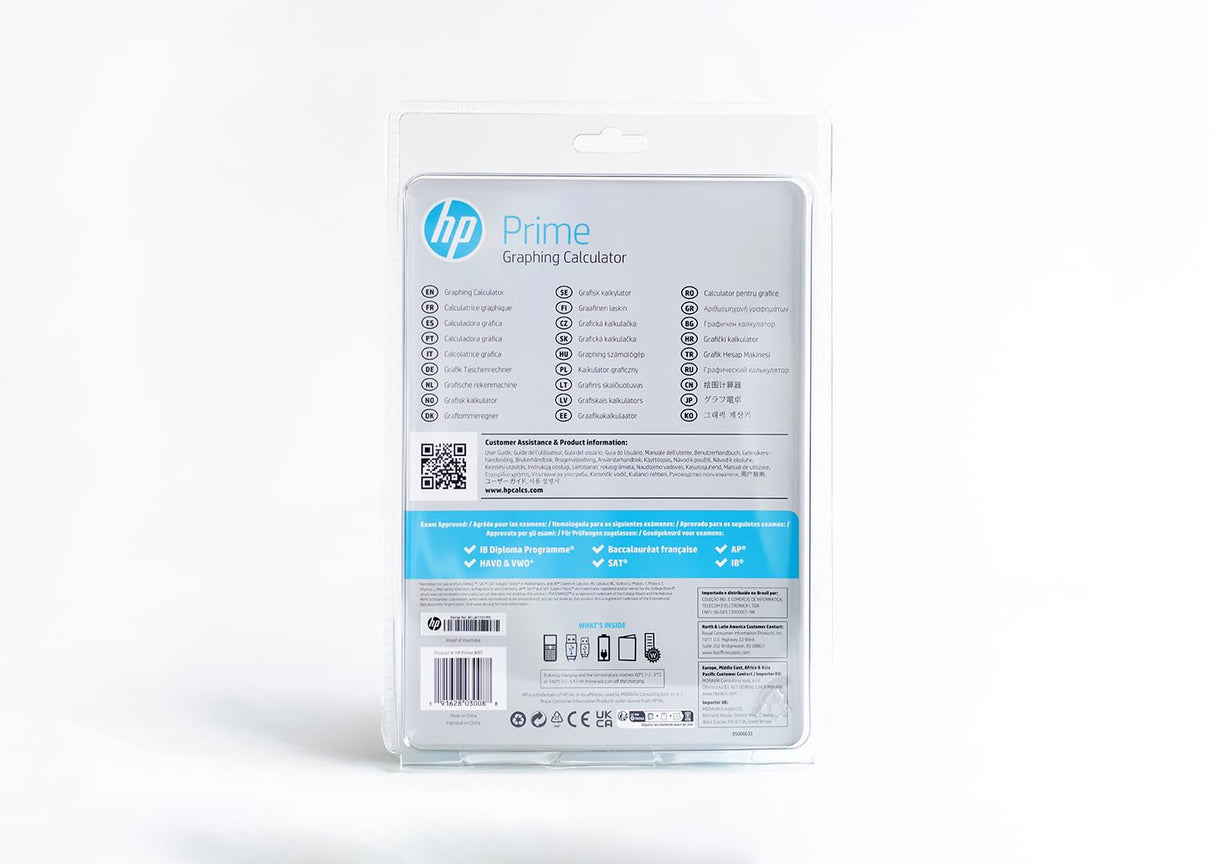 HP Prime G2 - Calculator graphing, Científica, Negro