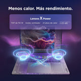 Lenovo Yoga Pro 7 Gen 11 Aura Edition – Portátil IA 15.3" OLED 2.5K (Intel Core Ultra 7 356H, NVIDIA GeForce RTX 5050, 32 GB RAM, 1 TB SSD, Wi-Fi 7, Win 11 Home, Copilot+ PC) QWERTY Español, Gris Luna