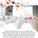 EMAX EZ Pilot FPV Drone RTF Kit, Vista en Primera Persona Drone con Cámara 600TVL CMOS, Transmisión de Vídeo 25mw, Mini Drone con Gafas y Transmisor para Niños Adultos y Principiantes