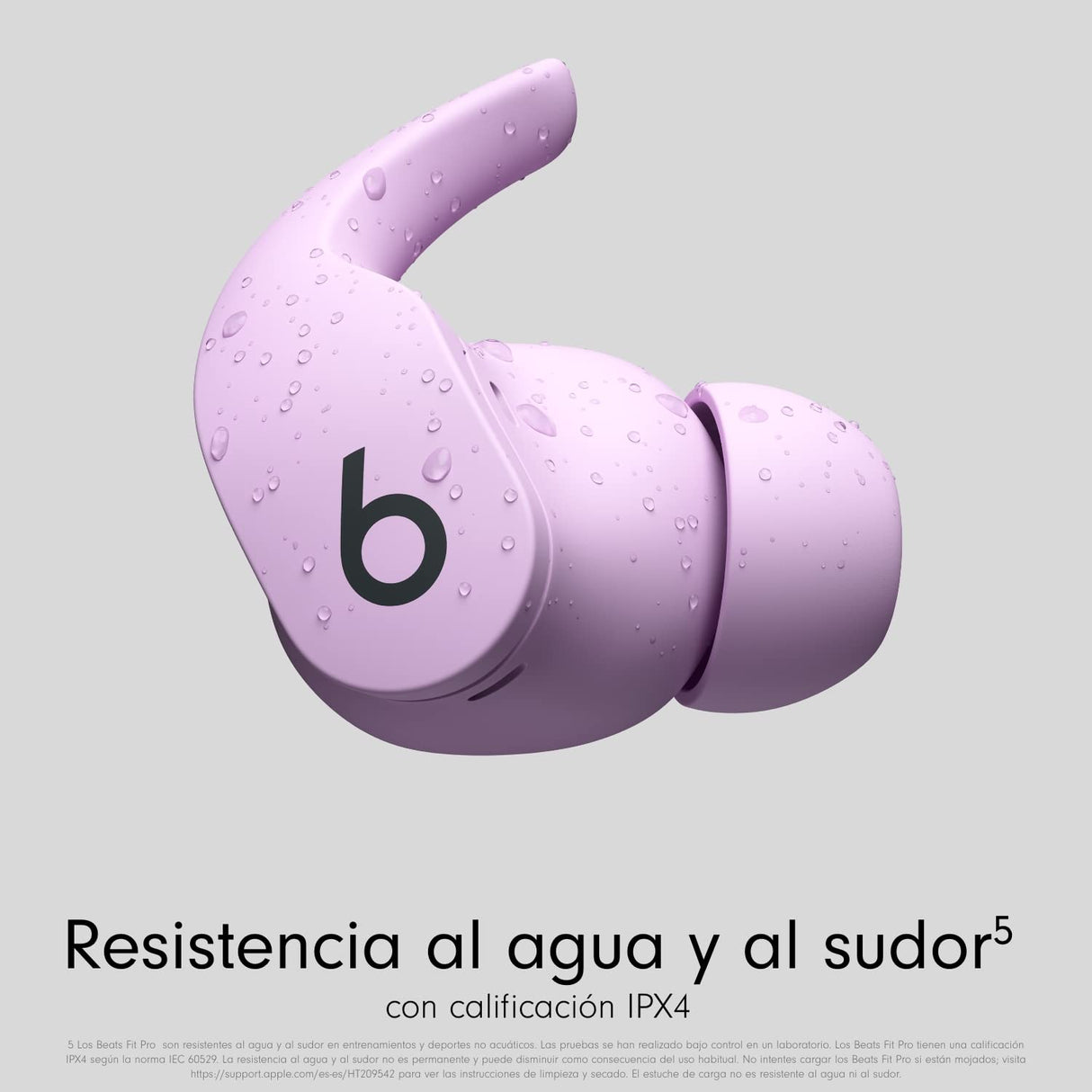 Beats Fit Pro – Auriculares intraurales inalámbricos con cancelación del ruido – Class 1 Bluetooth®, calificación IPX4, micrófono integrado – Púrpura carbón