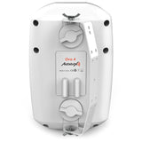Audibax Ovo 4 White Pareja de Altavoces Pasivos Pared 4 Pulgadas 100v / 8 Ohm IP65