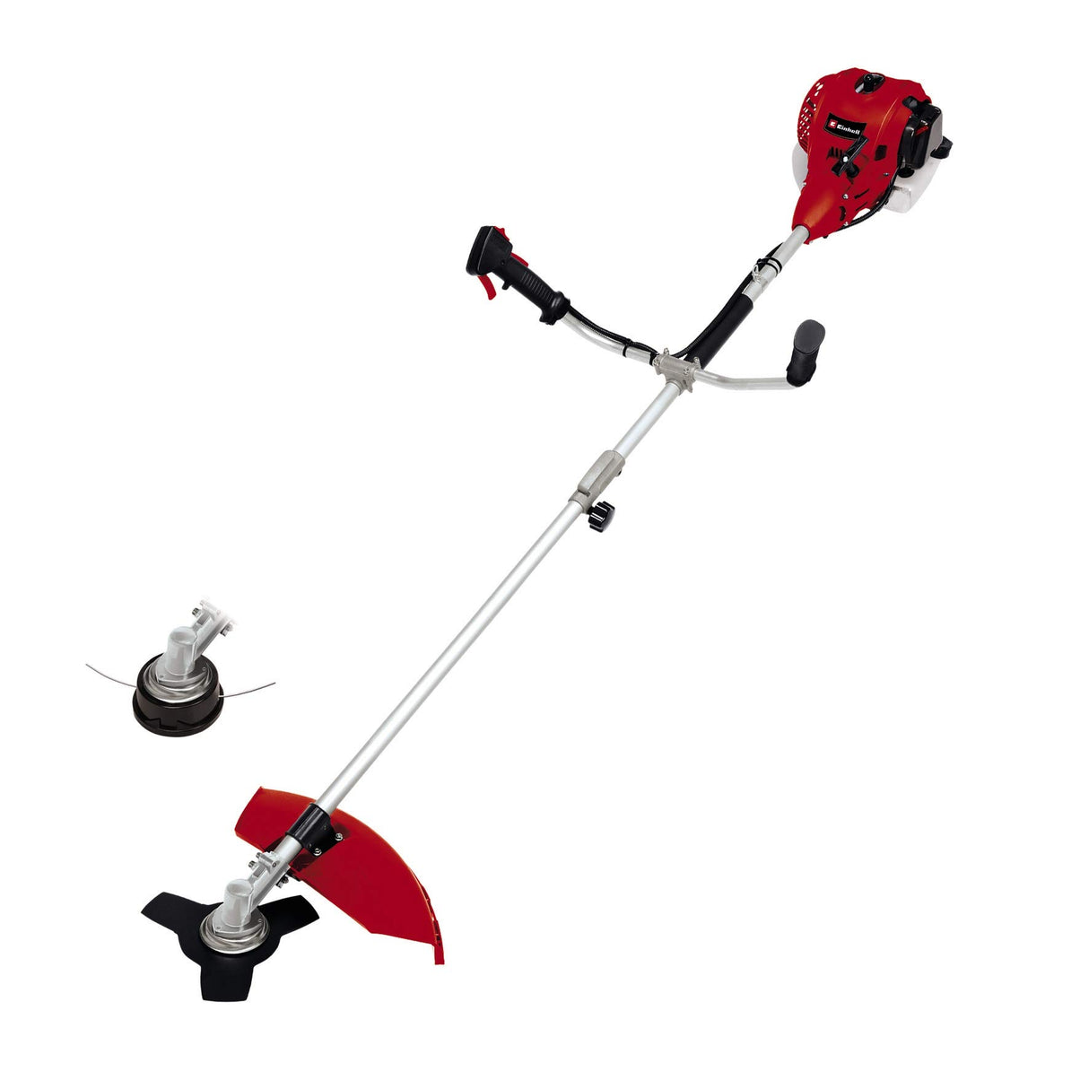 Einhell GC-BC 30/1 I AS (Potencia 1 kW, Motor de 2 Tiempos de Baja vibración, Encendido Digital, Manillar de Aluminio con Controles, con Cuchilla de 3 Dientes y Bobina de Doble Alambre)