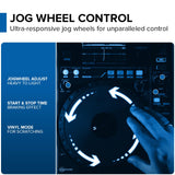 Gemini Sound MDJ-900 Reproductor de medios USB profesional con pantalla grande de 8 pulgadas y rueda de jog sensible al tacto