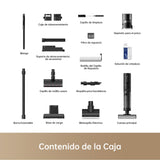 Dreame H12 Dual 4 en 1 Aspirador sin Cable, Aspirador Seco y Húmedo, Autolimpieza en un Solo Paso con Secado mediante Aire Caliente, Limpieza de Borde a Borde, App Limpieza Inteligente