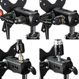 Manfrotto TetherGear Soporte de Monitor VESA-Pantallas-TV-Accesorio Soporte Iluminación-Carga 30 kg -Orificio Roscado 3/8”-Adaptador Hembra 16 mm-Compatibilidad VESA 75 x 75 y 100 x 100 mm-MLTSA1001B
