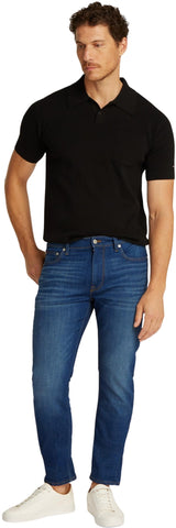 Tommy Hilfiger Vaqueros Hombre Houston Flex Tucson Tapered Fit, Azul (Mohave Indigo), 32W/31L